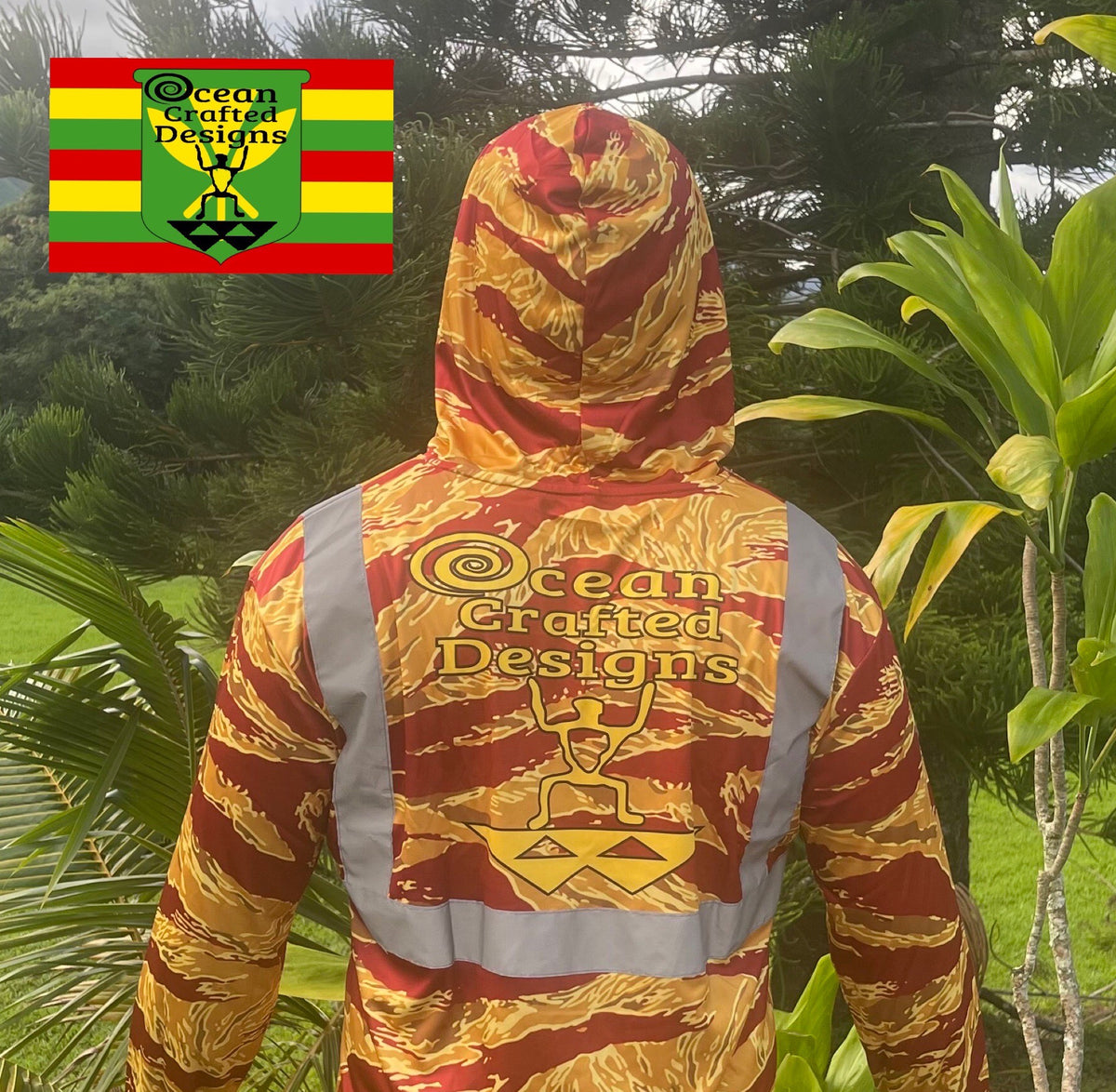 OCD Hawaii's Long Sleeve HI Viz Hoodies