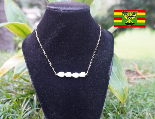 OCD Hawaii "PIKAKE" Bar Necklace