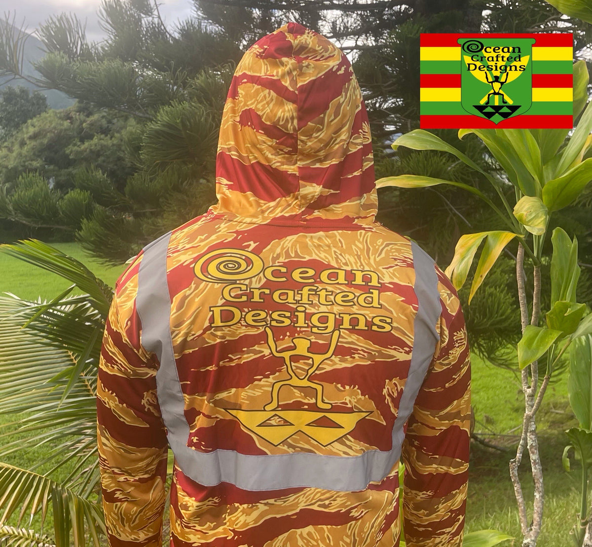 OCD Hawaii's Long Sleeve HI Viz Hoodies